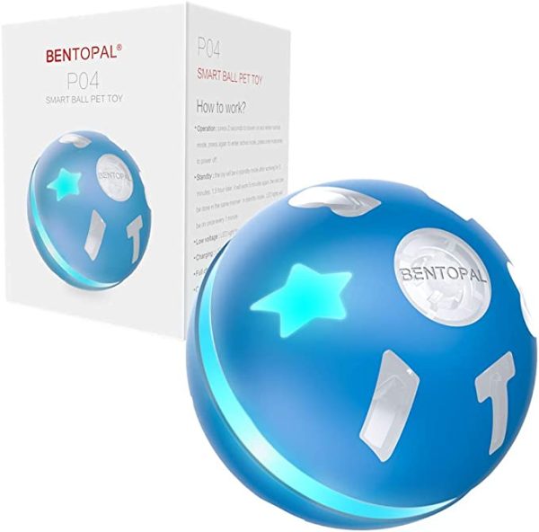 BENTOPAL Interactive Dog Toy Wicked Ball for Indoor Cats on Sale