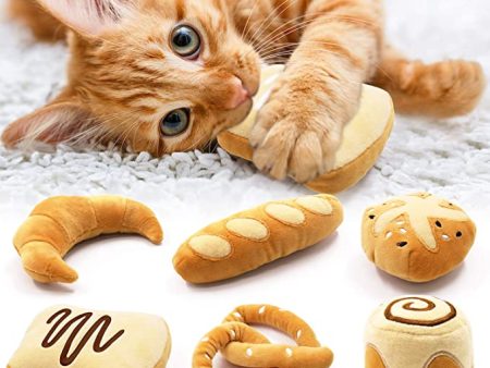 Bread Catnip Toys Kitten Interactive Toys for Cat Lover Cheap