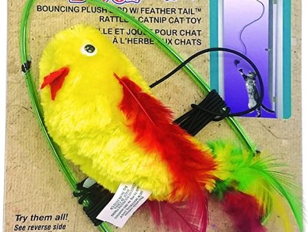 A-Door-Able Plush Bird Cat Toy Online now