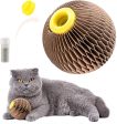 AREIIA Catnip Ball Toy for Cats Catnip Refillable Scratcher Ball Online now