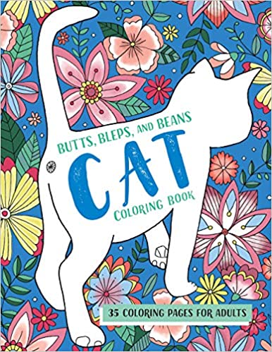 Butts, Bleps, and Beans Cat Coloring Book Cheap