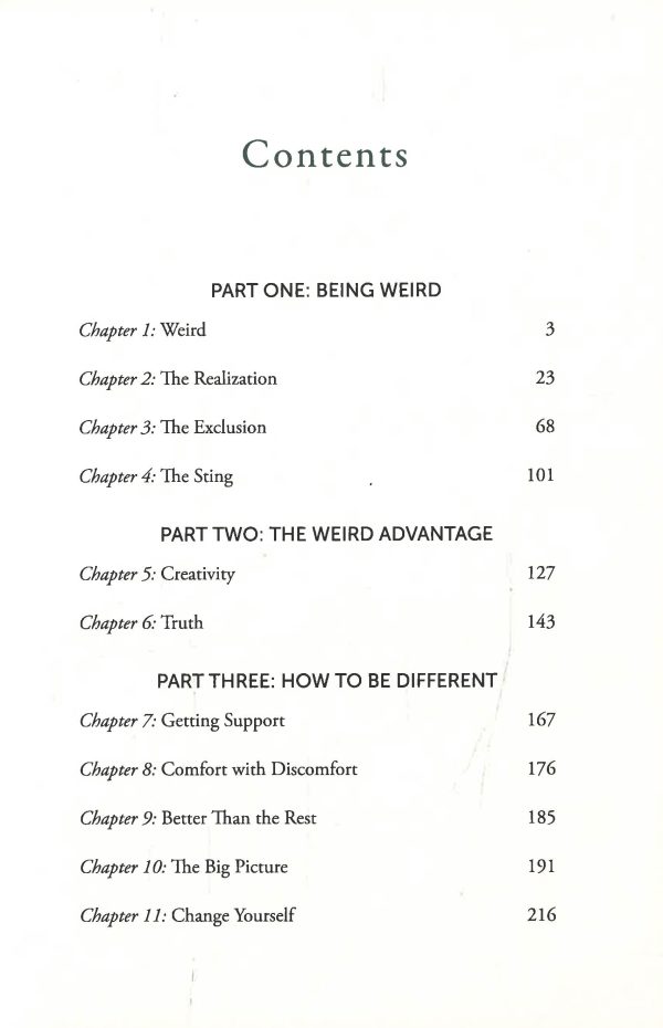 Weird: The Power of Being an Outsider in an Insider World on Sale