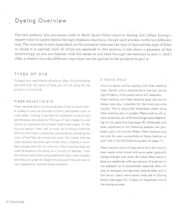 Hand Dyed: A Modern Guide to Dyeing in Brilliant Color for You and Your Home Fashion