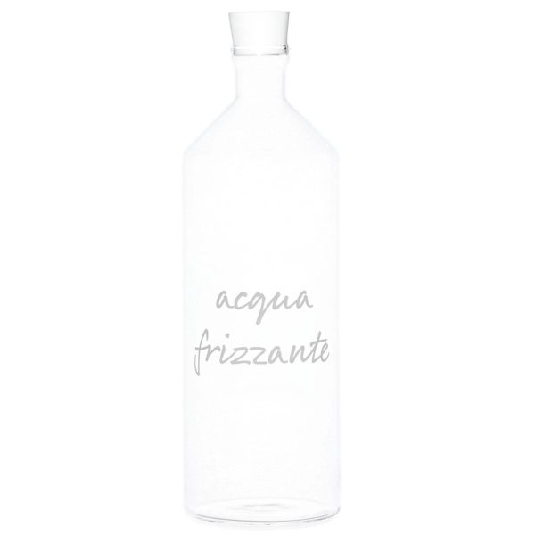 Bottiglia in Vetro Borosilicato Serigrafata - Frizzante on Sale