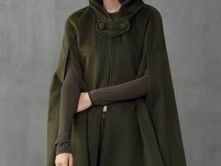 The New Yorker | Hooded Cashmere Cape Online