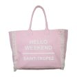 Borsa Mare in Puro Cotone Tinta Unita - Hello Weekend Online now