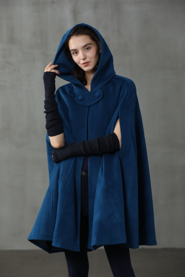 The New Yorker | Hooded Cashmere Cape Cheap