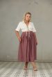 Daisy 03 | PLUS SIZE Linen Skirt Fashion