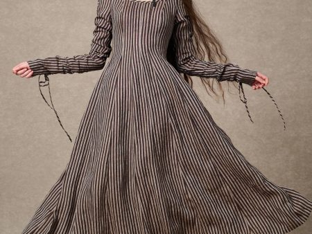 Crystal 17 | Victorian maxi linen dress Fashion