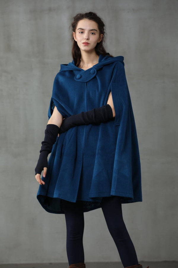 The New Yorker | Hooded Cashmere Cape Cheap