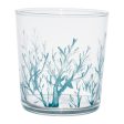 Bicchiere Acqua in Vetro Serigrafato Fantasia Corallo - Bodega Online now