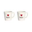 Set 2 Tazze Espresso - Happy Cuore For Sale