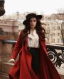 Roman Holiday 2020 | Red Wool Coat Jacket Supply