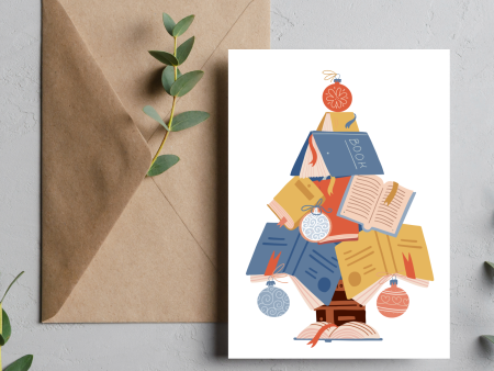 Book Tree - Blank Greeting Card Fashion