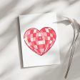 Disco Heart - Blank Greeting Card Hot on Sale