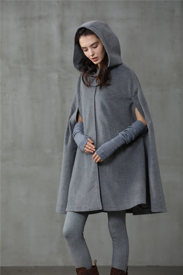 The New Yorker | Hooded Cashmere Cape Cheap