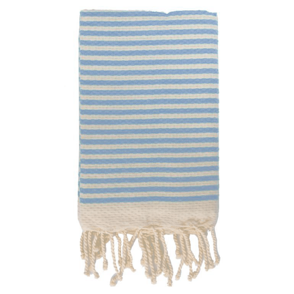 Telo Mare in Fouta di Puro Cotone a Righe Larghe - Alma Online Sale