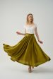 Tea Dance 5 | Lace-up Maxi Linen Skirt Cheap