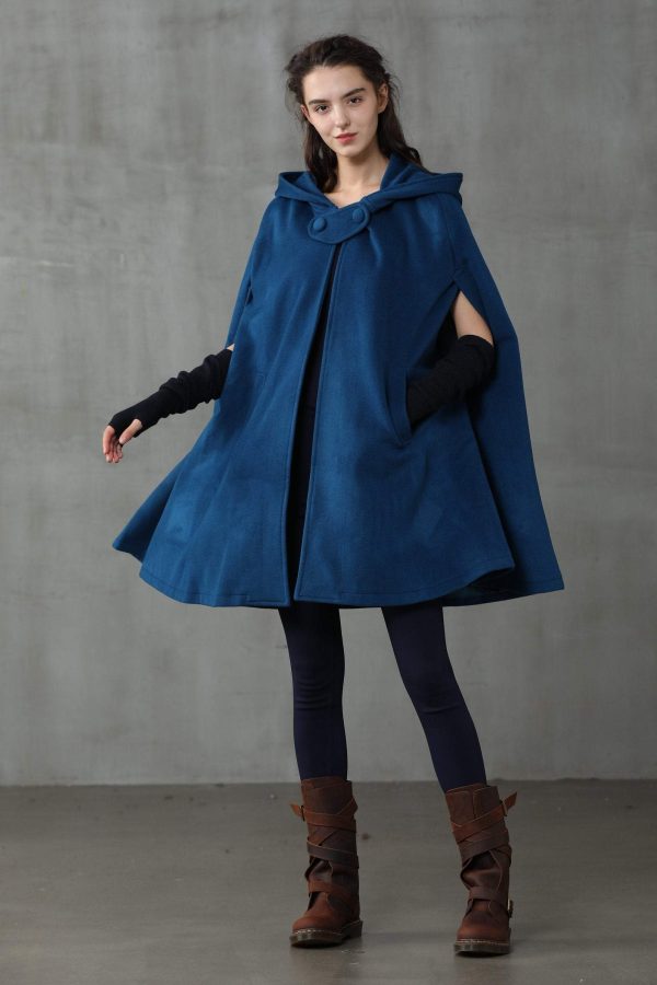 The New Yorker | Hooded Cashmere Cape Cheap