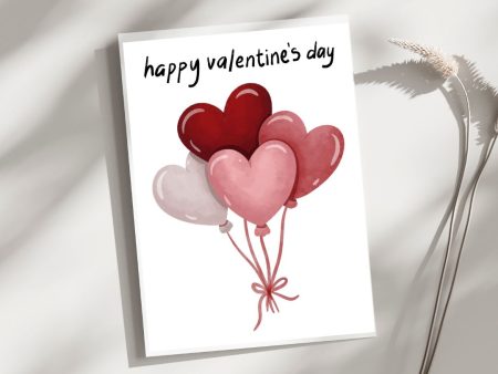 Happy Valentines Day - Blank Greeting Card Supply