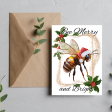 Bee Merry & Bright - Blank Greeting Card Online now