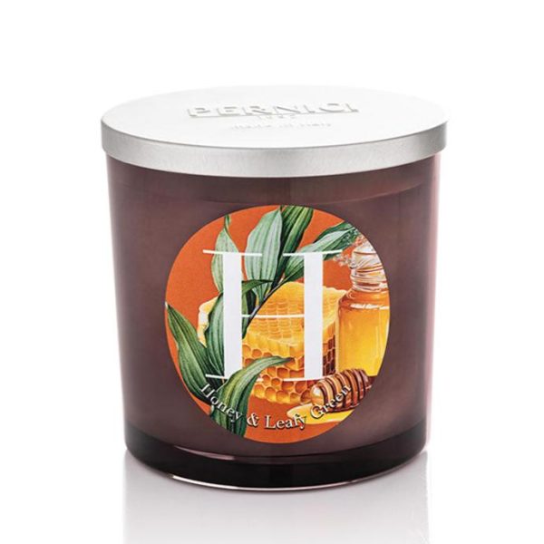 Candela Profumata Fragranza Miele - Honey & Leafy Green Sale