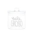 Barattolo in Vetro Borosilicato Serigrafato - Sale Grosso Hot on Sale