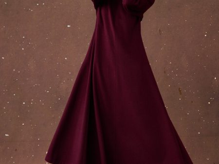 Mistletoe 17 | Vintage wool dress in Purple Online Sale