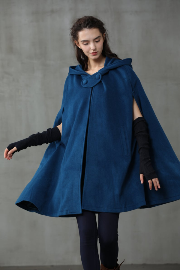 The New Yorker | Hooded Cashmere Cape Cheap