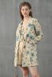 Rococo Light 11 | 100% linen corset trench coat For Cheap