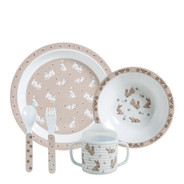 Set da Pranzo per Bambino - La Ronde des Petits Lapins Cheap