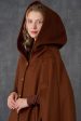 Parini 33 | Maxi Hooded wool cloak coat on Sale