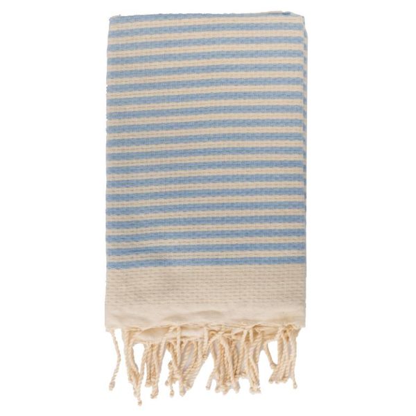 Telo Mare in Fouta di Puro Cotone a Righe Larghe - Alma Online Sale