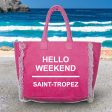 Borsa Mare in Puro Cotone Tinta Unita - Hello Weekend Online now