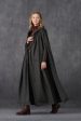 ARIEL 14 | HOODED WOOL CLOAK COAT on Sale