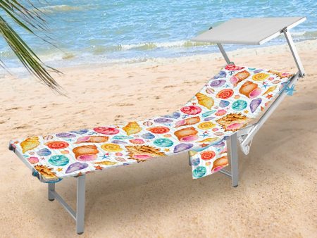 Telo Mare per Lettino in Microvelour Stampa Doubleface - Cannes Online Hot Sale