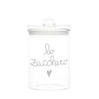 Barattolo in Vetro Borosilicato Serigrafato - Lo Zucchero on Sale