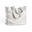 Borsa Mare in Puro Cotone a Nido d Ape Tinto in Capo - Onda on Sale