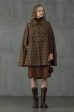 Sensibility 13 | tartan wool cape coat Online