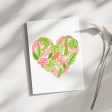 Leaf Heart - Blank Greeting Card Online now