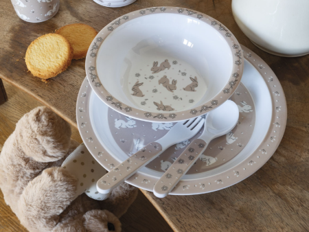 Set da Pranzo per Bambino - La Ronde des Petits Lapins Cheap