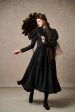 Elizabeth 15 | Black Victorian Linen Dress For Sale