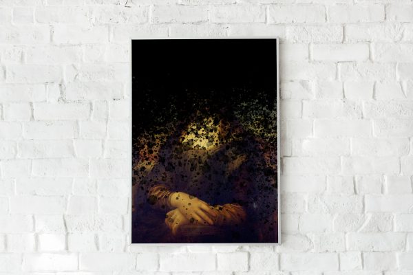 Mona Lisa Paint Splat Print. All sizes on Sale