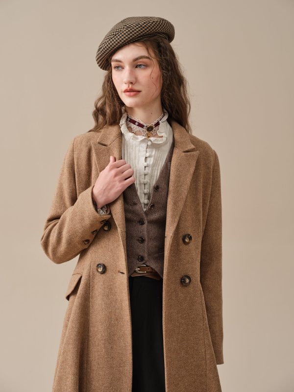 The Roman Holiday 17 | 100% wool classic coat Online