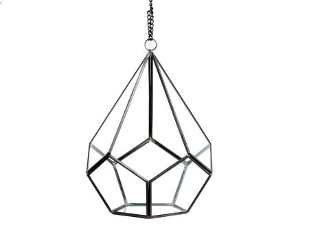 8  Black Geometric Drop Terrarium Glass For Discount