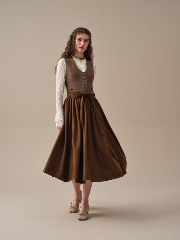 Beth 13 |tied wool skirt on Sale