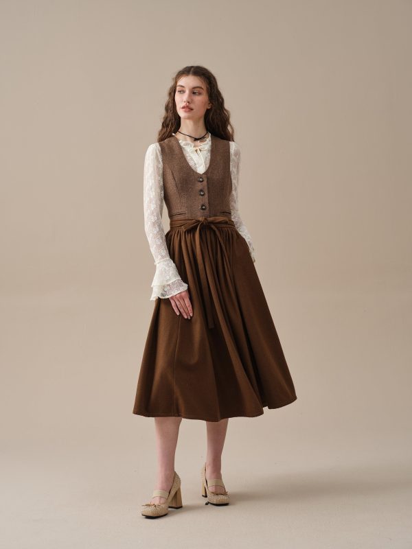 Beth 13 |tied wool skirt on Sale