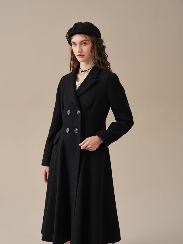 The Roman Holiday 17 | 100% wool classic coat Discount