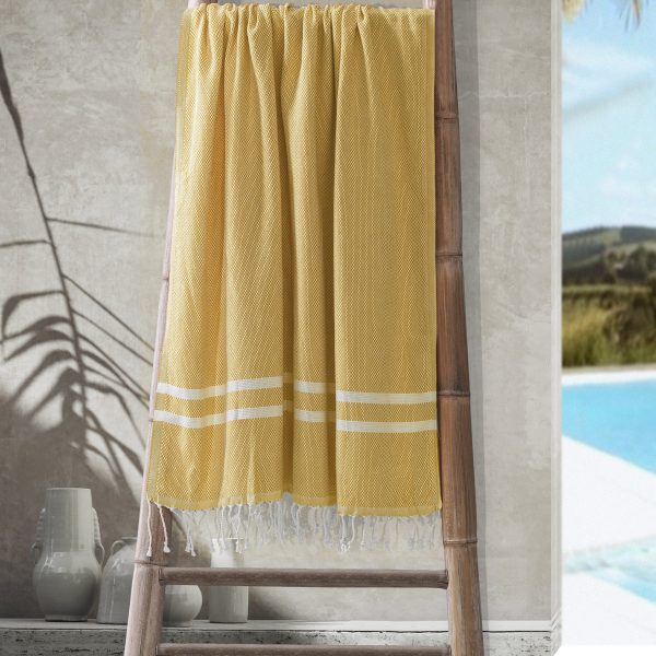 Telo Mare Fouta in Puro Cotone Tinta Unita - Portorico Supply